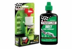 Lubrifiant Chaîne Finish Line Wet Lube 120ml + No Drip Chain Luber