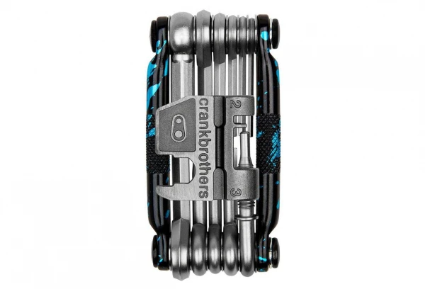 Multi Outils Crankbrothers M17 Édition Limitée Bleu Splatter 3 Multi Outils Crankbrothers M17 Édition Limitée Bleu Splatter