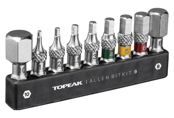 Kit De 9 Embouts TOPEAK Allen BitKit 3 Kit De 9 Embouts TOPEAK Allen BitKit