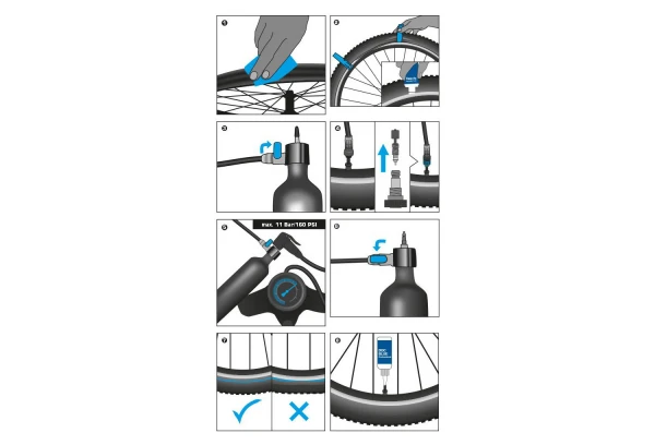 Pompe Compresseur Schwalbe Tire Booster Tubeless 7 Pompe Compresseur Schwalbe Tire Booster Tubeless – Image 5