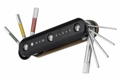 Multi-Outils Topeak Hex Combo (8 Fonctions) Noir
