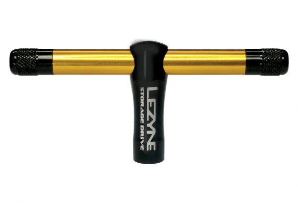 Clé Amovible + Embouts LEZYNE T+ Storage Drive Noir Or 3 Clé Amovible + Embouts LEZYNE T+ Storage Drive Noir Or