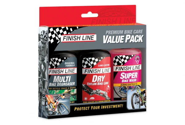 FINISH LINE Pack De Nettoyage Premium Bike Care Value 3x120ml 2 FINISH LINE Pack De Nettoyage Premium Bike Care Value 3x120ml