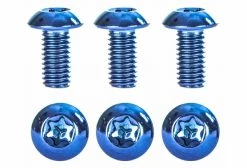 Kit De 6 Vis De Disque NEATT Inox M5x10mm Bleu